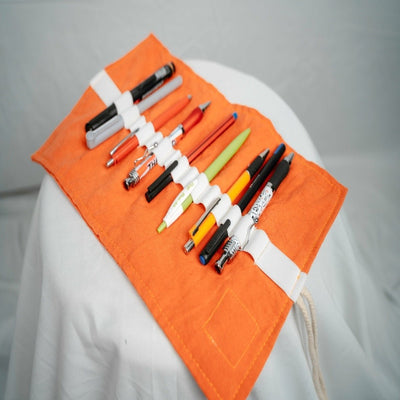 Craftwrap Cotton Canvas Orange – Reusable Eco Friendly Gift Wrap – Art & Craft Supplies on Brown Living™. SKU: OGCW08. Img 3.