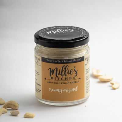 Creamy Original – Smooth, Mild & Velvety Artisan Cheese Spread – Jams & Spreads on Brown Living™. SKU: SC06CO. Img 1.