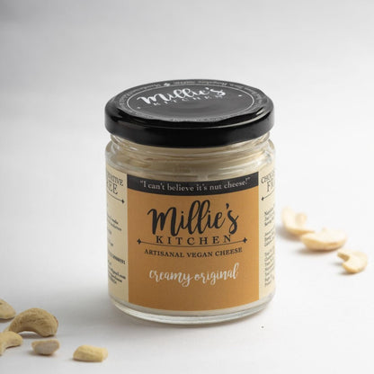 Creamy Original – Smooth, Mild & Velvety Artisan Cheese Spread – Jams & Spreads on Brown Living™. SKU: SC06CO. Img 1.