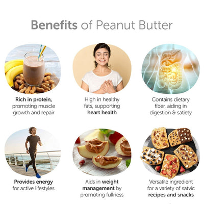 Creamy Peanut Butter 500g - Natural & Unsweetened – Jams & Spreads on Brown Living™. SKU: 1DS_PBCU-5H4452. Img 4.