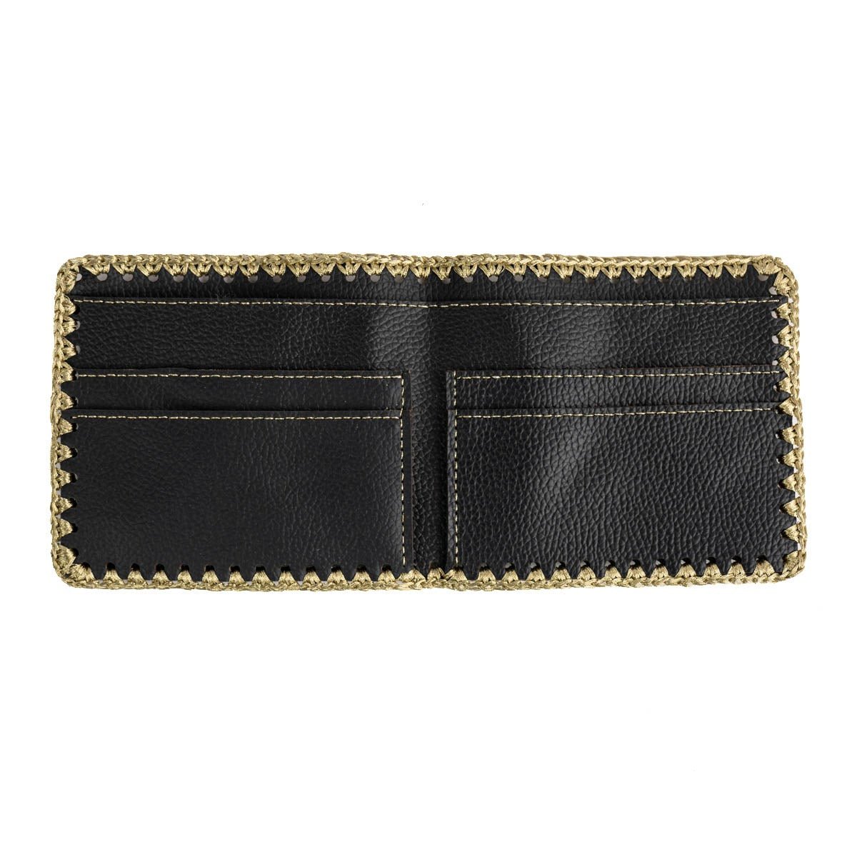 Crochet - Edged Wallet for All – Eco - Friendly and Handcrafted | Verified Sustainable by Brown Living™