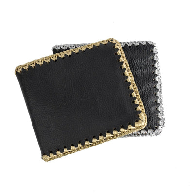 Crochet - Edged Wallet for All – Eco - Friendly and Handcrafted – Mens Wallet on Brown Living™. SKU: W0009. Img 5.