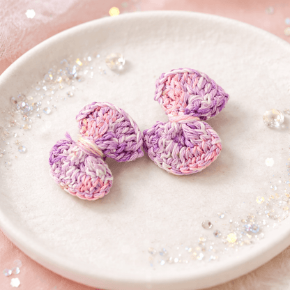 Crochet Hair Clip for Babies & Girls | Handmade Yarn Hair Accessory – Art & Craft Supplies on Brown Living™. SKU: CPC-S-16. Img 1.