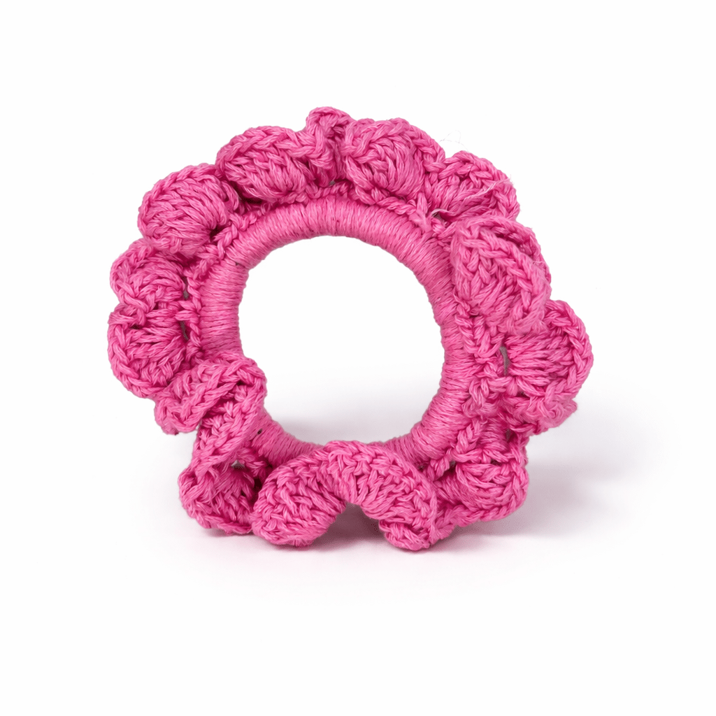 Crochet Scrunchies | Handcrafted Crochet Hair Accessories – Womens Accessories on Brown Living™. SKU: CSB-S-010. Img 1.
