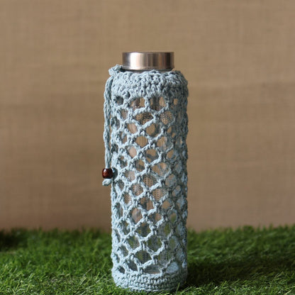 Crochet Web Handmade Bottle Cover – Bottles & Sippers on Brown Living™. SKU: SAR114N. Img 9.