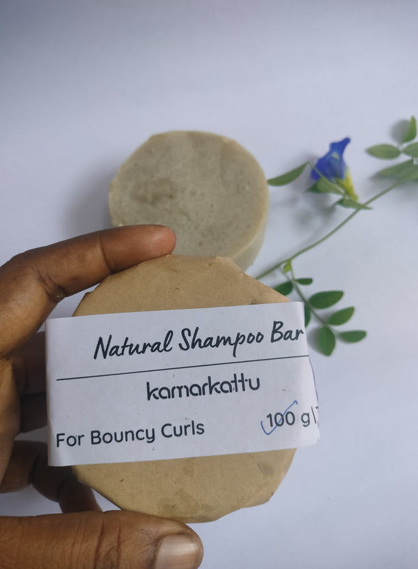 Natural Shampoo Bar - For Bouncy curls - 100 g bar - pack of 2