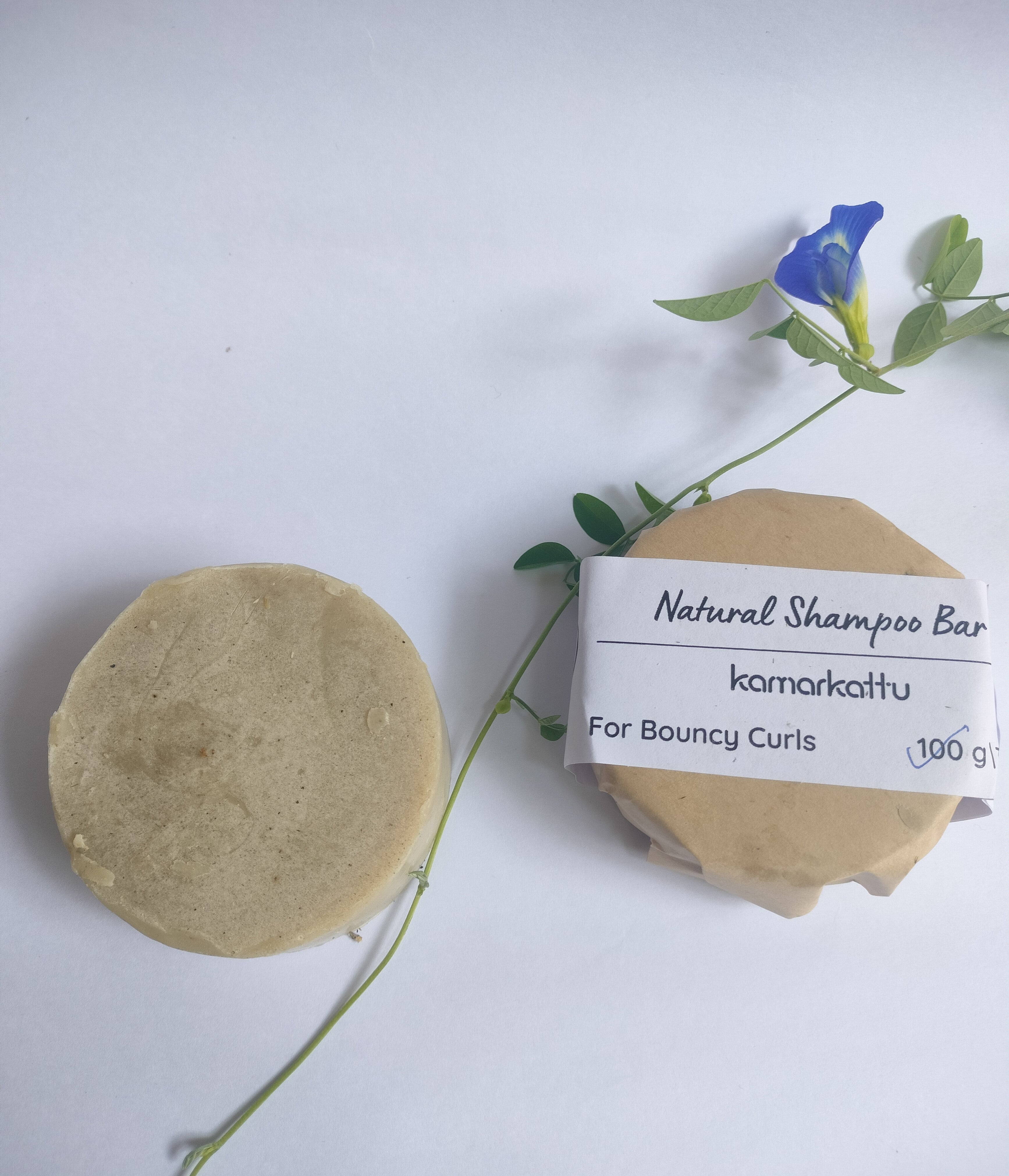 Natural Shampoo Bar - For Bouncy curls - 100 g bar - pack of 2 | Verified Sustainable by Brown Living™