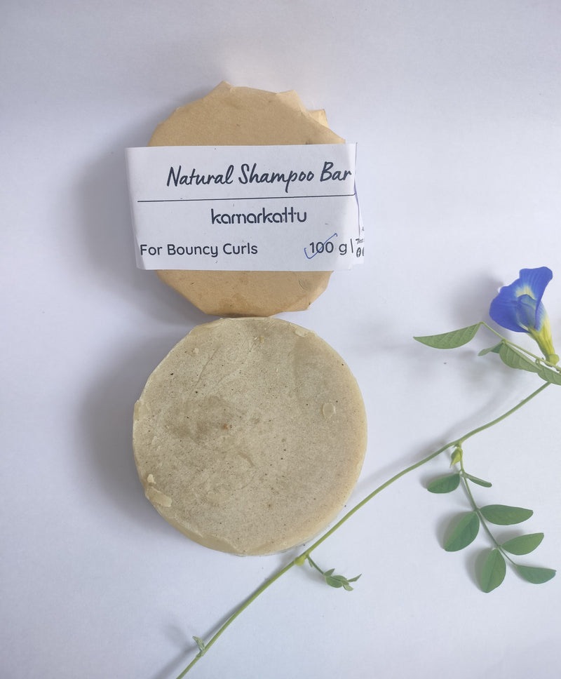 Natural Shampoo Bar - For Bouncy curls - 100 g bar - pack of 2