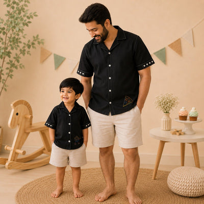 Cupcake Charm Hemp Shirt for Boys – Kids Shirts on Brown Living™. SKU: TCC-SW26-20-A. Img 4.