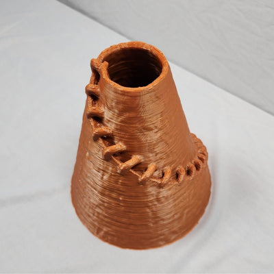 Curio Of Stitches Plant - Based Exotic Brass Vase – Home Decor on Brown Living™. SKU: CUSTEDPLERA102. Img 4.