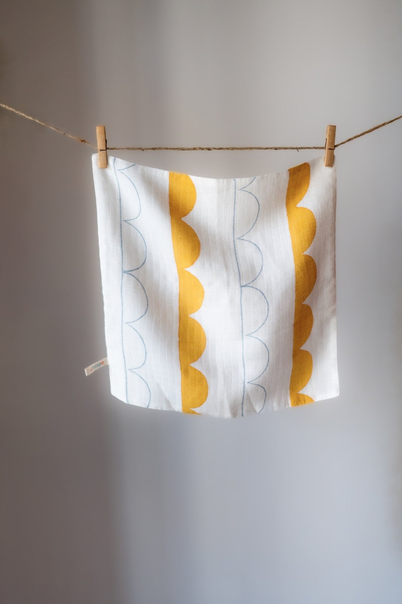 Cute Medium Earthy Wash Cloth – Fun Shapes – Baby Bibs & Hanky on Brown Living™. SKU: MSY - 00430F - Earthy - M. Img 1.