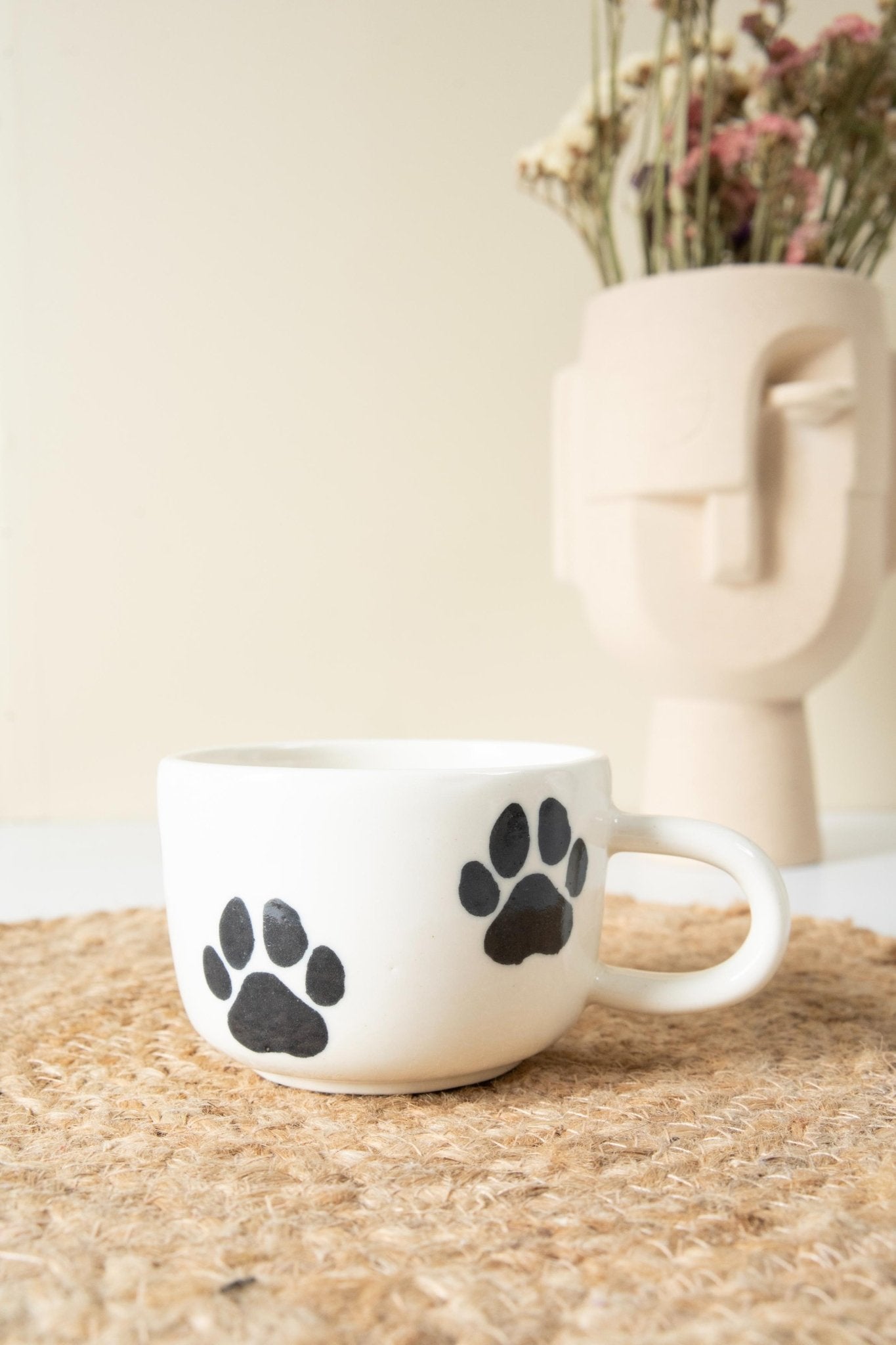Cute Panda Paws Mug for Coffee and Tea – Mugs on Brown Living™. SKU: s-115. Img 6.