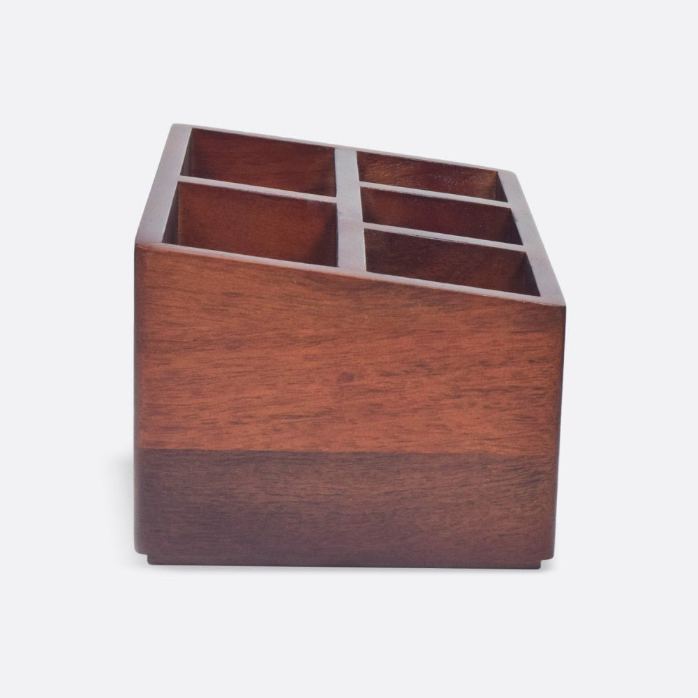 Cutlery Wooden Caddy / Holder | Verified Sustainable by Brown Living™