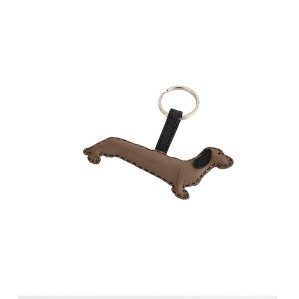 Dachshund Dog Key Chain – Upcycled and Handcrafted with Love | Verified Sustainable by Brown Living™