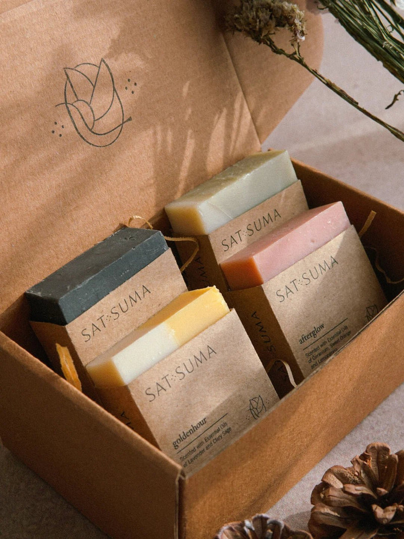 Dailies Bundle- Set of 4 Cold-processed Soaps | Verified Sustainable Body Soap on Brown Living™