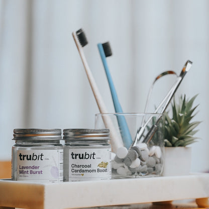 Daily Kit – Charcoal Cardamom | Natural Oral Care for Fresh Breath – Oral Care on Brown Living™. SKU: 11007. Img 1.