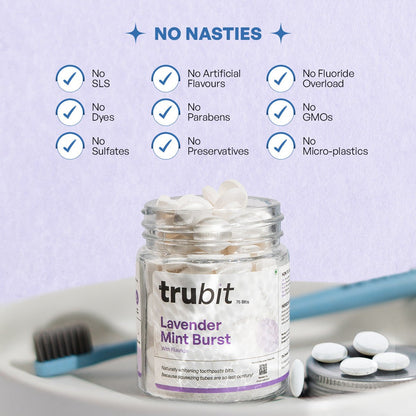 Daily Kit – Lavender Mint | Refreshing Natural Oral Care Set – Oral Care on Brown Living™. SKU: 11006. Img 6.