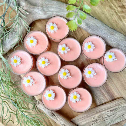 Daisy Soywax Tealight Candles - Set of 6 | Verified Sustainable by Brown Living™