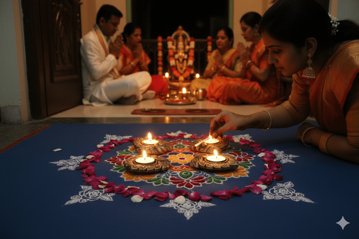 Dancing Peacock T Light Set Of 4 - Diwali Decoration – Home Decor on Brown Living™. SKU: D59. Img 3.