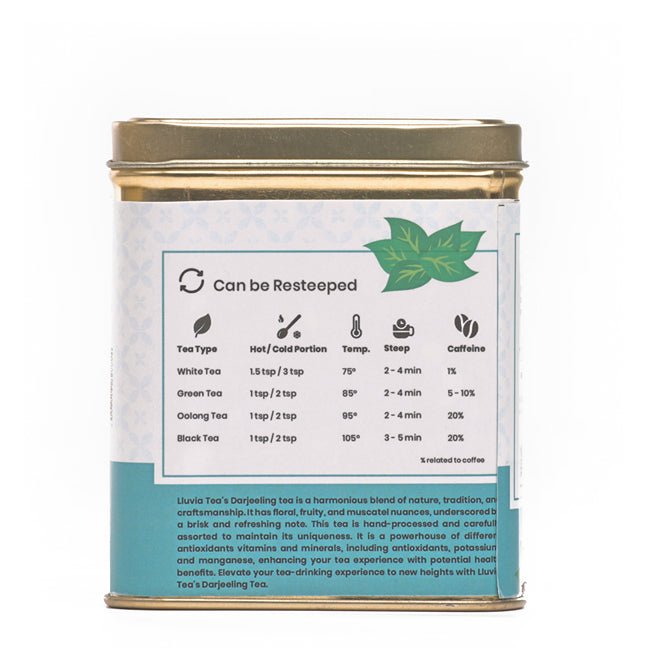 Darjeeling Tea|Floral Aromas and Rich Flavor - 50g | Verified Sustainable by Brown Living™