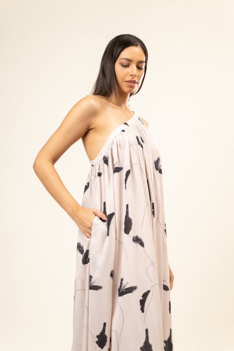 Daryl - Upcycled Modal Printed Dress | Verified Sustainable Womens Dress on Brown Living™