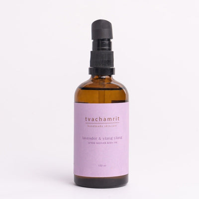 Daspushpadi Body Serum Lavender & Ylang Ylang - 100ml – Body Oil on Brown Living™. SKU: TV - BO - 01. Img 2.