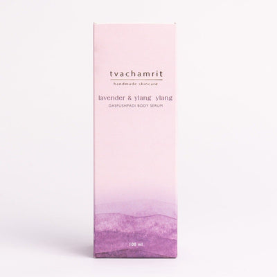 Daspushpadi Body Serum Lavender & Ylang Ylang - 100ml – Body Oil on Brown Living™. SKU: TV - BO - 01. Img 3.