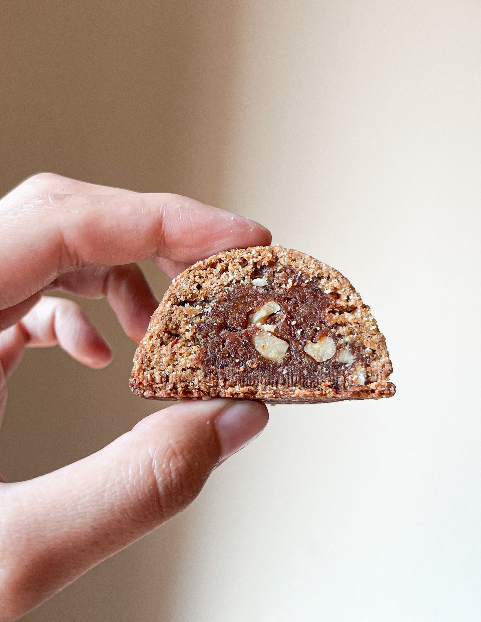 Date & Caramel Cookies |Vegan, Gluten - Free & Refined Sugar - Free | 6 pc – Healthy Snacks on Brown Living™. SKU: DCC. Img 1.