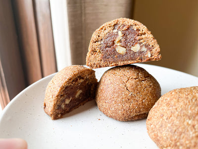 Date & Caramel Cookies |Vegan, Gluten - Free & Refined Sugar - Free | 6 pc – Healthy Snacks on Brown Living™. SKU: DCC. Img 2.