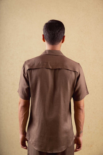 Dawn Shirt - Brown - Hemp Tencel | Verified Sustainable by Brown Living™