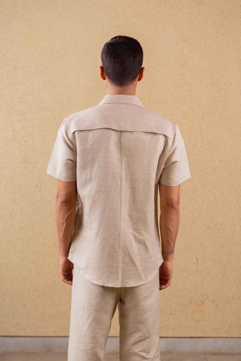 Dawn Shirt - Oatmeal - Hemp Tencel | Verified Sustainable by Brown Living™