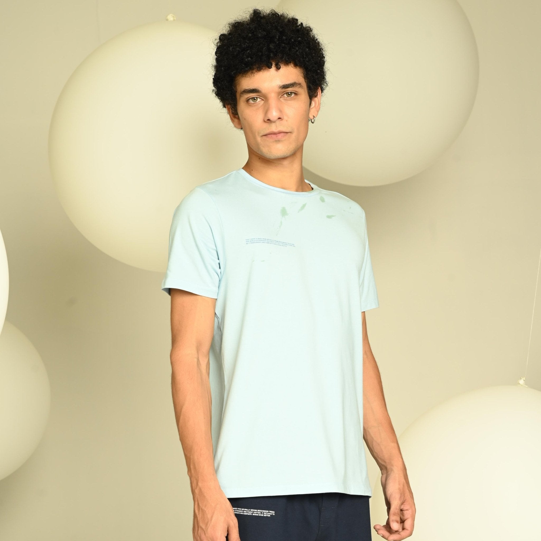 Day-Night Men's Shorts | Soft Comfortable Cotton Lounge Shorts for Men – Mens Shorts on Brown Living™. SKU: M-SHO-NAVY-XL1. Img 4.