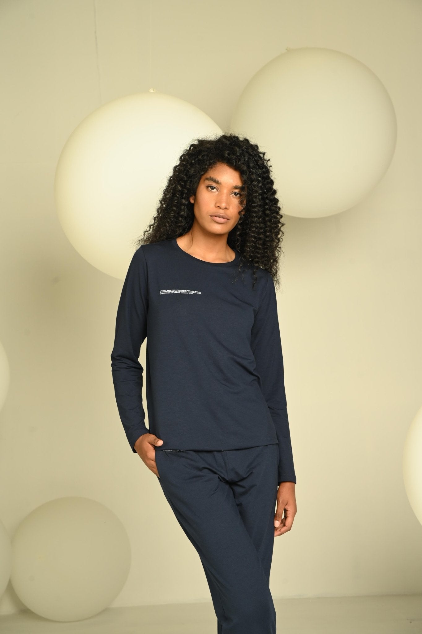 Day-Night Women's Pyjama | Soft Comfortable Cotton Sleepwear Bottom – Womens Pajamas on Brown Living™. SKU: W-PYJ-NY-XXL1. Img 1.