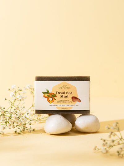 Dead Sea Mud Soap Bar 125g | Detox & Deep Cleansing Soap – Body Soap on Brown Living™. SKU: SC-03. Img 1.