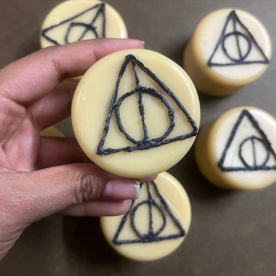 Deathly Hallows Soap - Magical Harry Potter Inspired Bar – Body Soap on Brown Living™. SKU: SS-13. Img 1.
