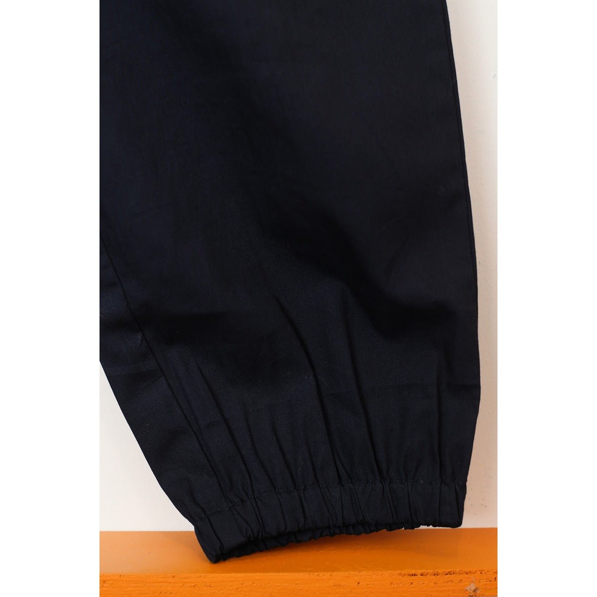 Deep Sea Jogger | Navy Blue Cotton Joggers for Kids – Kids Daywear Sets on Brown Living™. SKU: . Img 3.