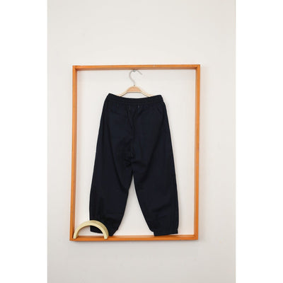 Deep Sea Jogger | Navy Blue Cotton Joggers for Kids – Kids Daywear Sets on Brown Living™. SKU: MCBL44. Img 1.