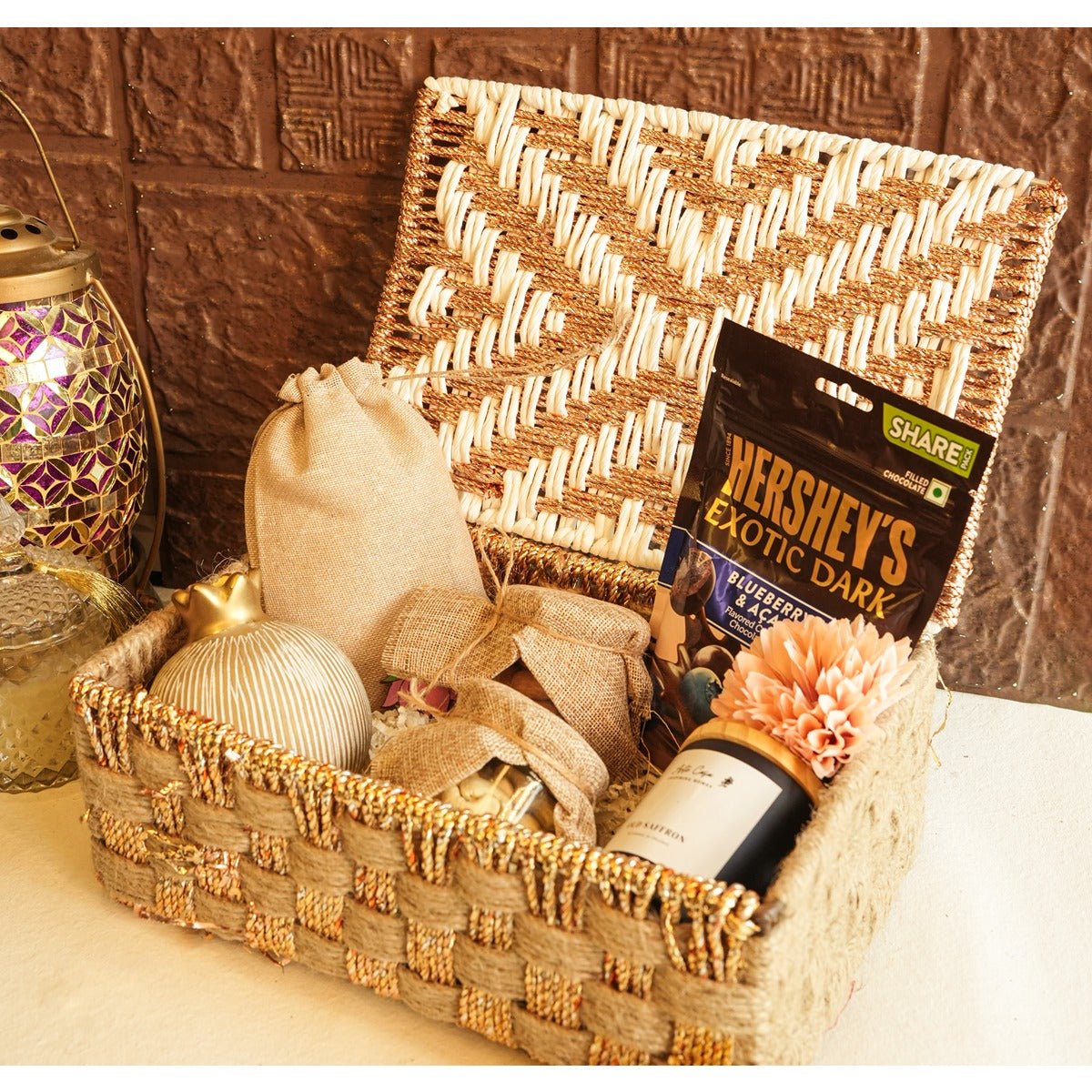 Deepavali Delight Hamper – Festive Gift Box for Diwali – Home Decor on Brown Living™. SKU: GB-406. Img 2.