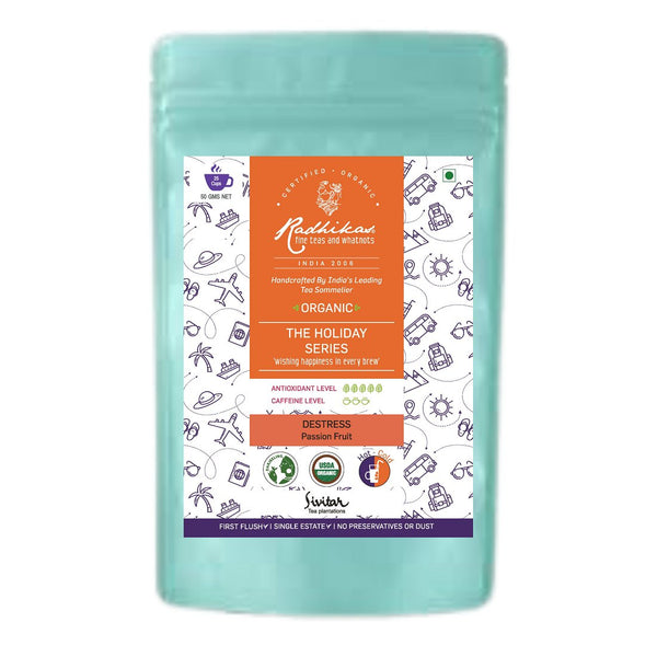 Destress Passion Fruit Darjeeling Leaf - For Antioxidants and Mental Stimulation | Verified Sustainable by Brown Living™