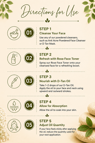 DeTanning and Skin Brightening Oil - 20 ml – Face Oil on Brown Living™. SKU: SKIE07. Img 4.