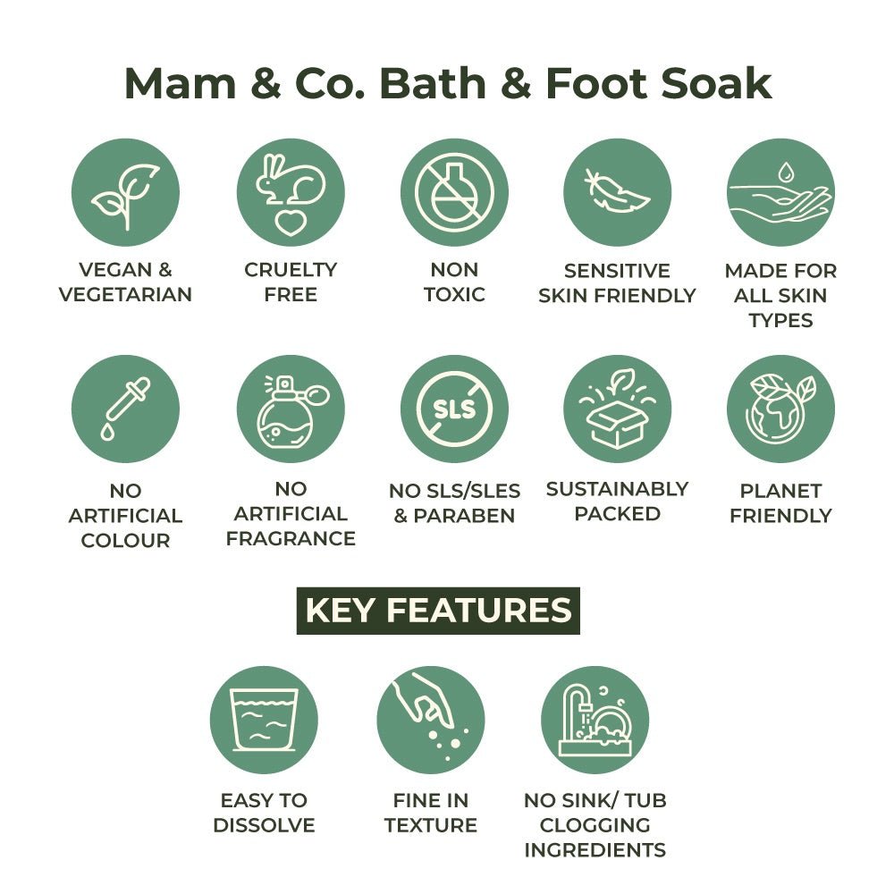 Detox Bath & Foot Soak | Easy to Dissolve | Fine in Texture | Non Sticky (100 g) | Verified Sustainable by Brown Living™