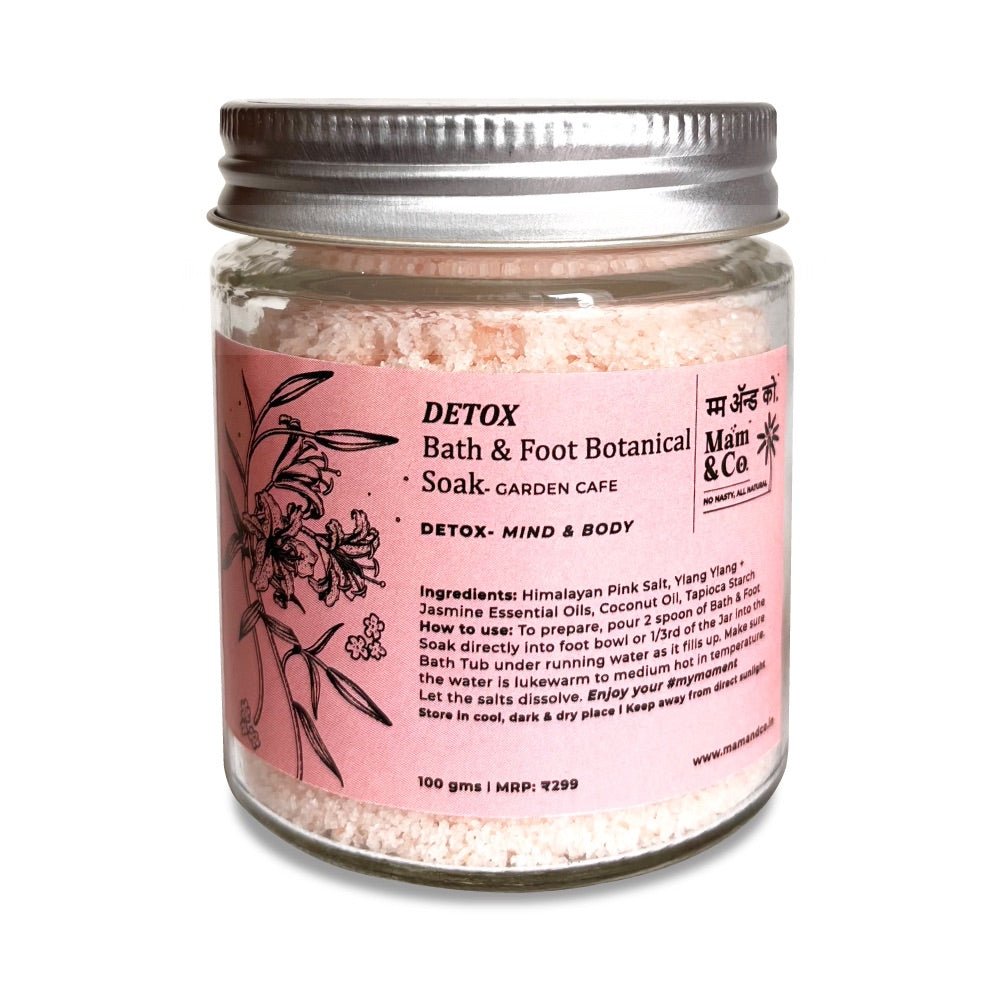 Detox Bath & Foot Soak | Easy to Dissolve | Fine in Texture | Non Sticky (100 g) | Verified Sustainable by Brown Living™