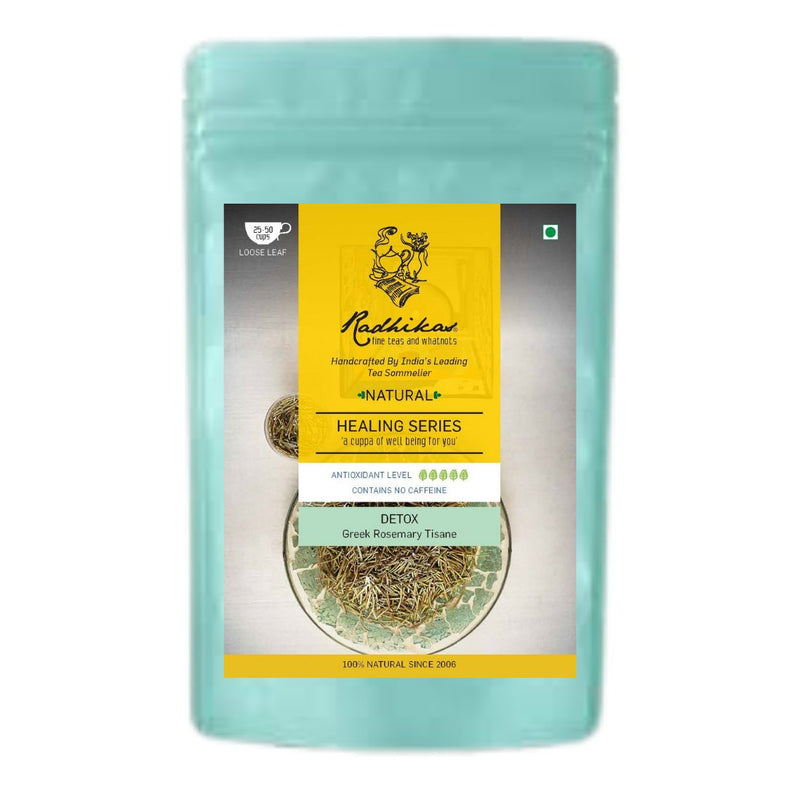 Detox Greek Rosemary Tisane - A Refreshing and Aromatic Herbal Tea | Verified Sustainable by Brown Living™