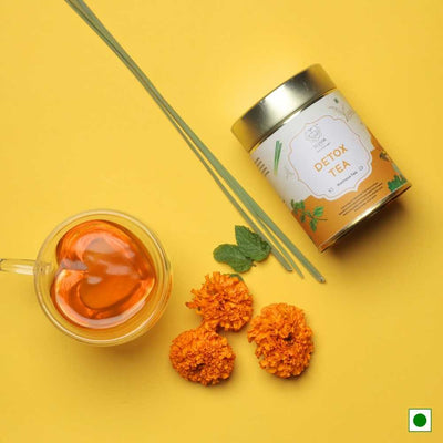 Detox Green Tea – Cleansing, Revitalisation & Overall Wellness – 50g – Tea on Brown Living™. SKU: RBTTin50New. Img 8.