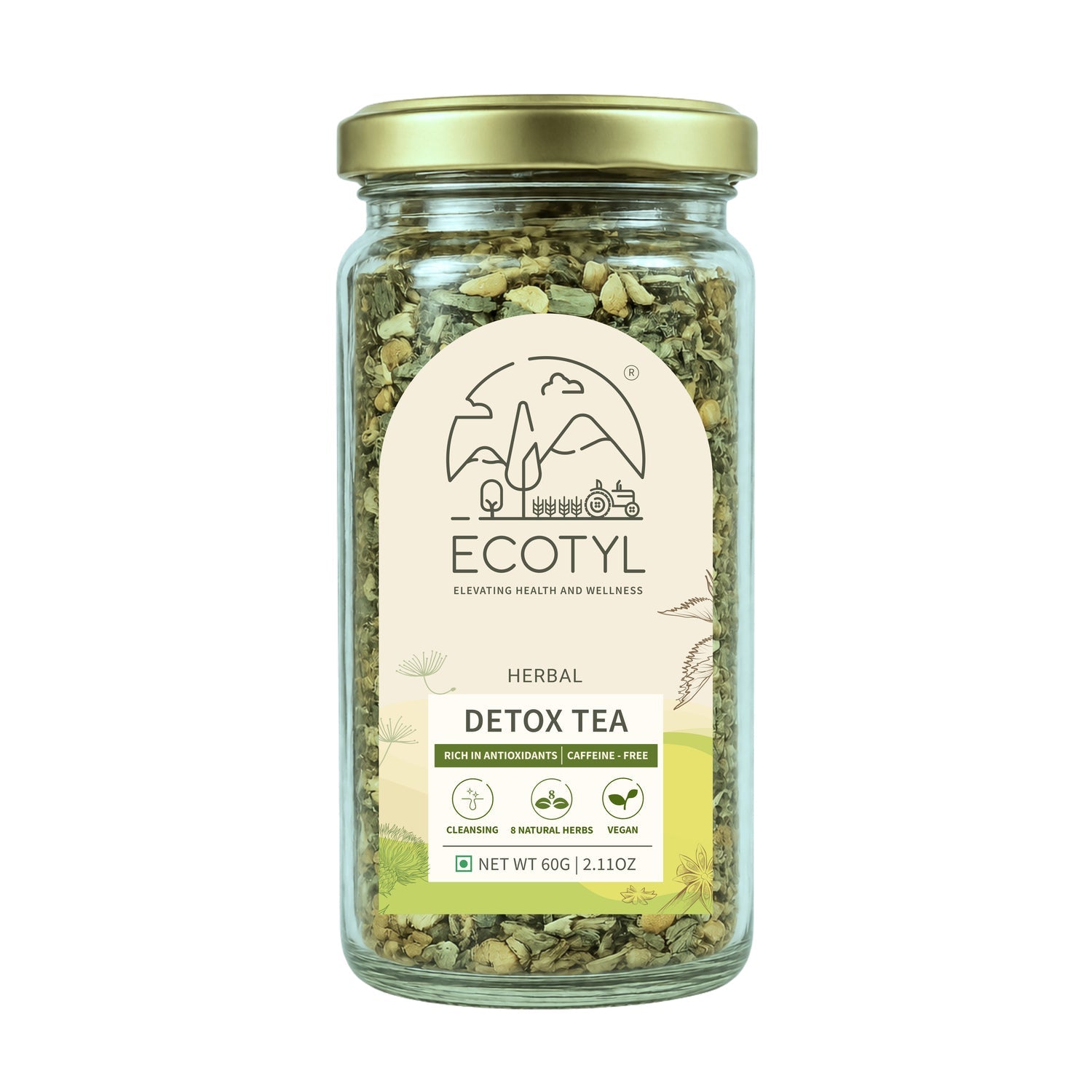 Detox Tea | Cleansing | Herbal Tea | 60g – Tea on Brown Living™. SKU: ECOTYL00058. Img 5.