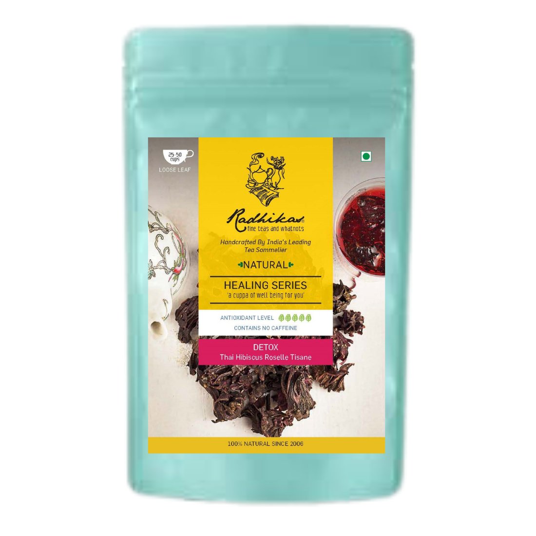 Detox Thai Hibiscus Roselle Tisane - Refreshing Drink with Vitamin C | Verified Sustainable by Brown Living™