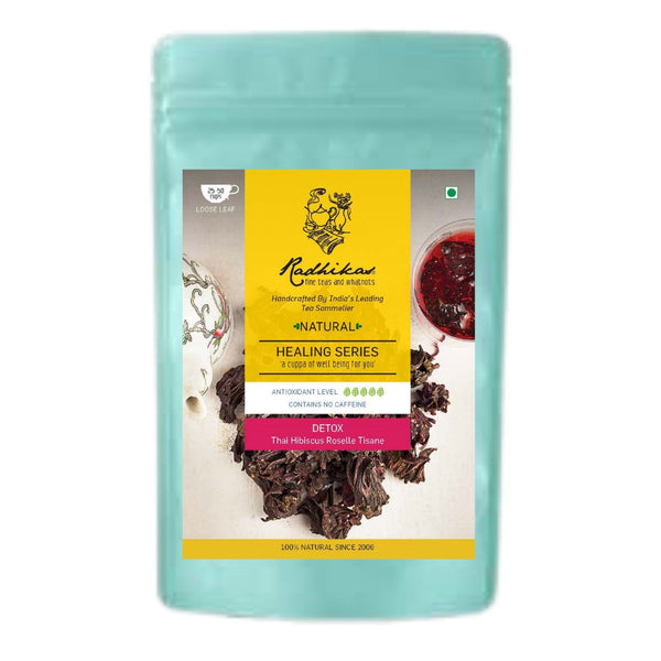 Detox Thai Hibiscus Roselle Tisane- Refreshing Drink with Vitamin C | Verified Sustainable Tea on Brown Living™