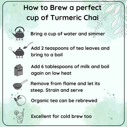 Detox Turmeric Tulsi Liqourice Chai - Cleanse and Restore Your Health | Verified Sustainable by Brown Living™