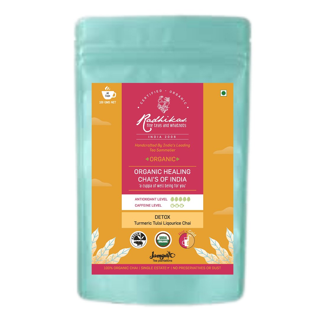 Detox Turmeric Tulsi Liqourice Chai - Cleanse and Restore Your Health | Verified Sustainable by Brown Living™