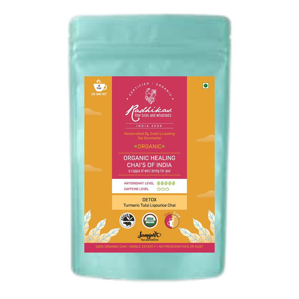 Detox Turmeric Tulsi Liqourice Chai - Cleanse and Restore Your Health | Verified Sustainable Tea on Brown Living™
